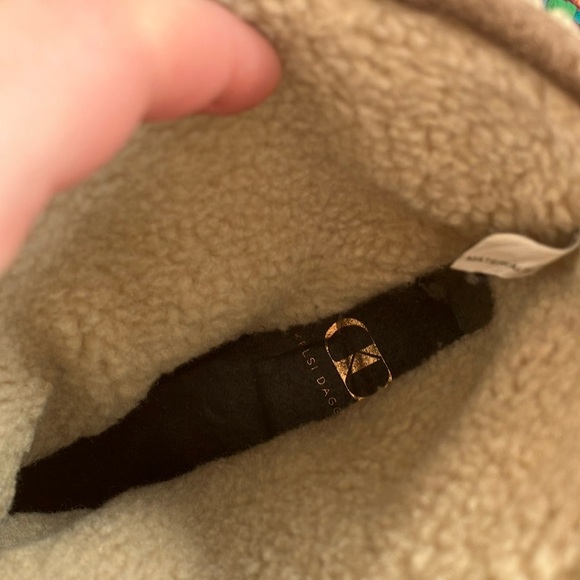 Kelsi Dagger Gray Suede Leather Shearling Ankle Boots - Picture 5 of 8